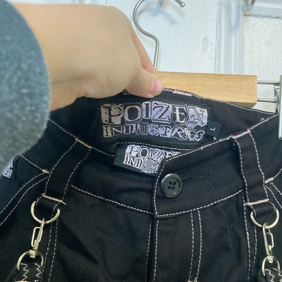 Vintage wide leg bondage pants - Picture 3 of 5